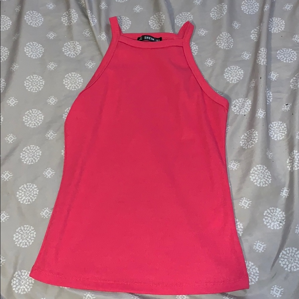 Shein pink tank top